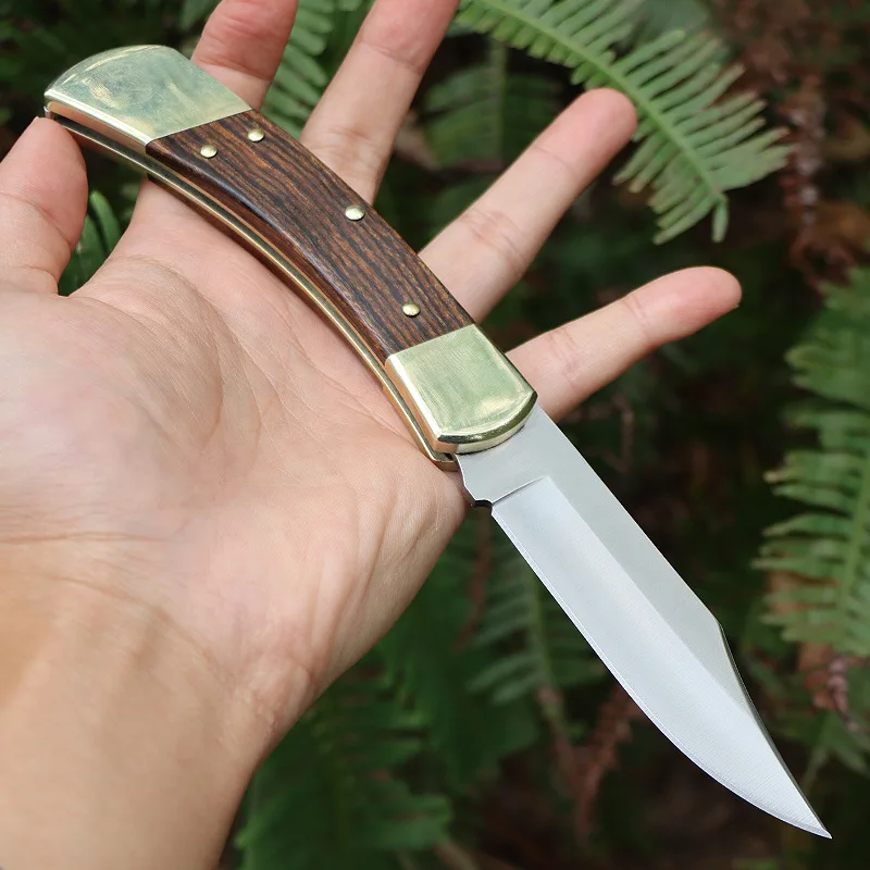 Hot Selling Folding Pocket Knife Camping Knife with Wood Handle Survival Knife - product view 3