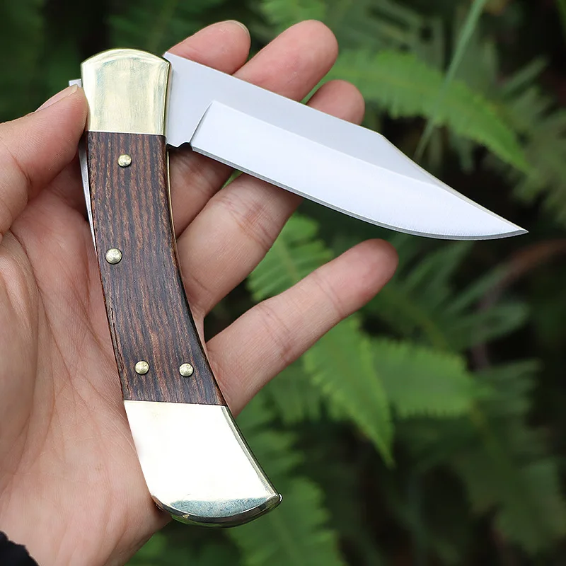 Hot Selling Folding Pocket Knife Camping Knife with Wood Handle Survival Knife - product view 4
