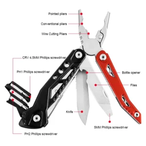 Light Weight Multi Tool Pliers 10 in 1 Suspension Multi-Plier With Screwdriver Pocket Multi Tool for Camping Hitting - product view 4