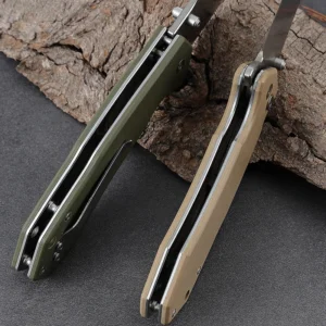 2026 New Style EDC Folding Pocket Knife for Camping Hunting Steel With G10 Handle and Lock - product view 4