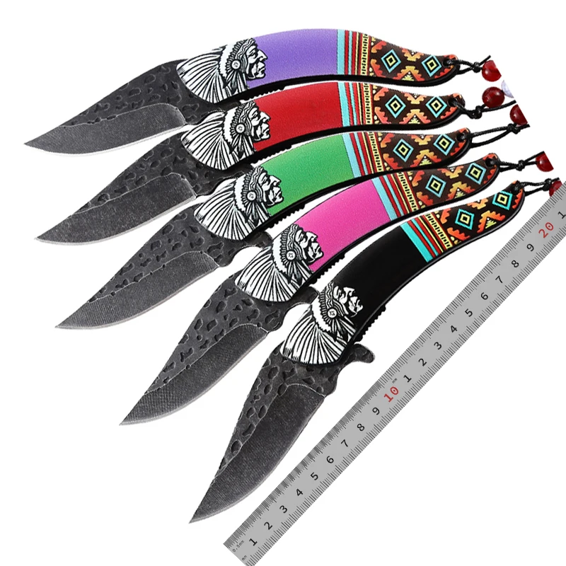High Quality Folding Wholesale Ideas 2026 Indiann Style Handle Material Pocket Outdoor Knives for Men product view 1