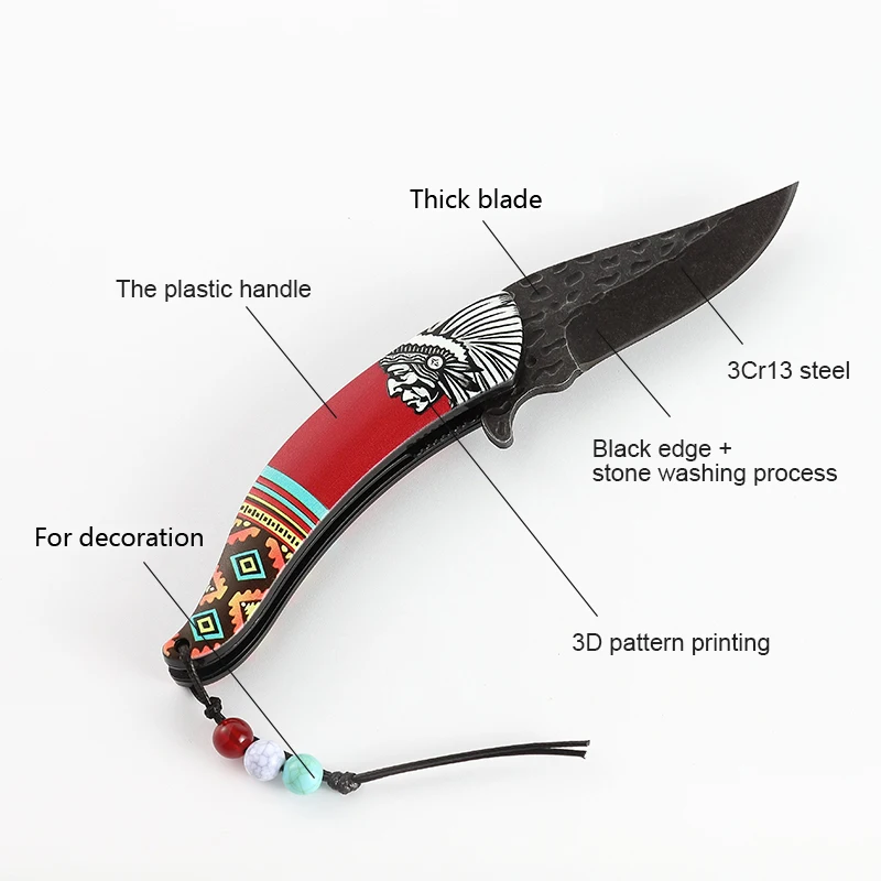 High Quality Folding Wholesale Ideas 2026 Indiann Style Handle Material Pocket Outdoor Knives for Men product view 2