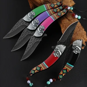 High Quality Folding Wholesale Ideas 2026 Indiann Style Handle Material Pocket Outdoor Knives for Men product view 4