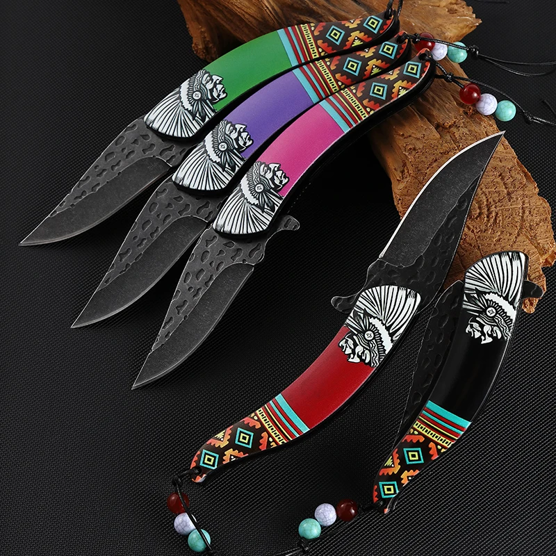 High Quality Folding Wholesale Ideas 2026 Indiann Style Handle Material Pocket Outdoor Knives for Men product view 4