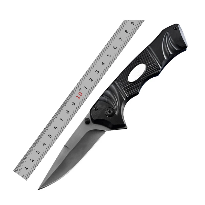 Black Aluminum Handle Pocket Knife Tool for Custom logo on Handle product view 1