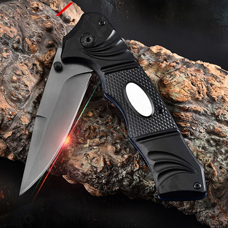 Black Aluminum Handle Pocket Knife Tool for Custom logo on Handle product view 2