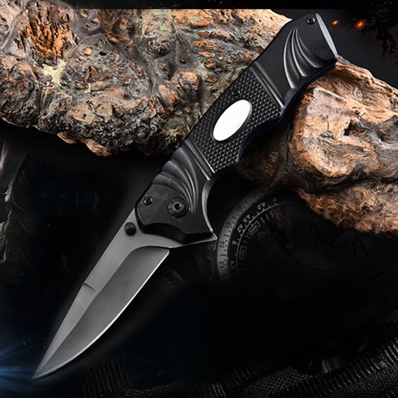Black Aluminum Handle Pocket Knife Tool for Custom logo on Handle product view 4