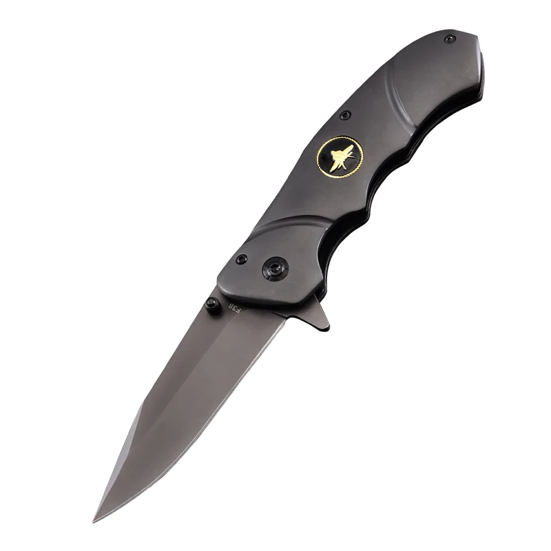 Folding Knife with Titanium Surface for Camping Knives/pocket Knives for Sale product view 1