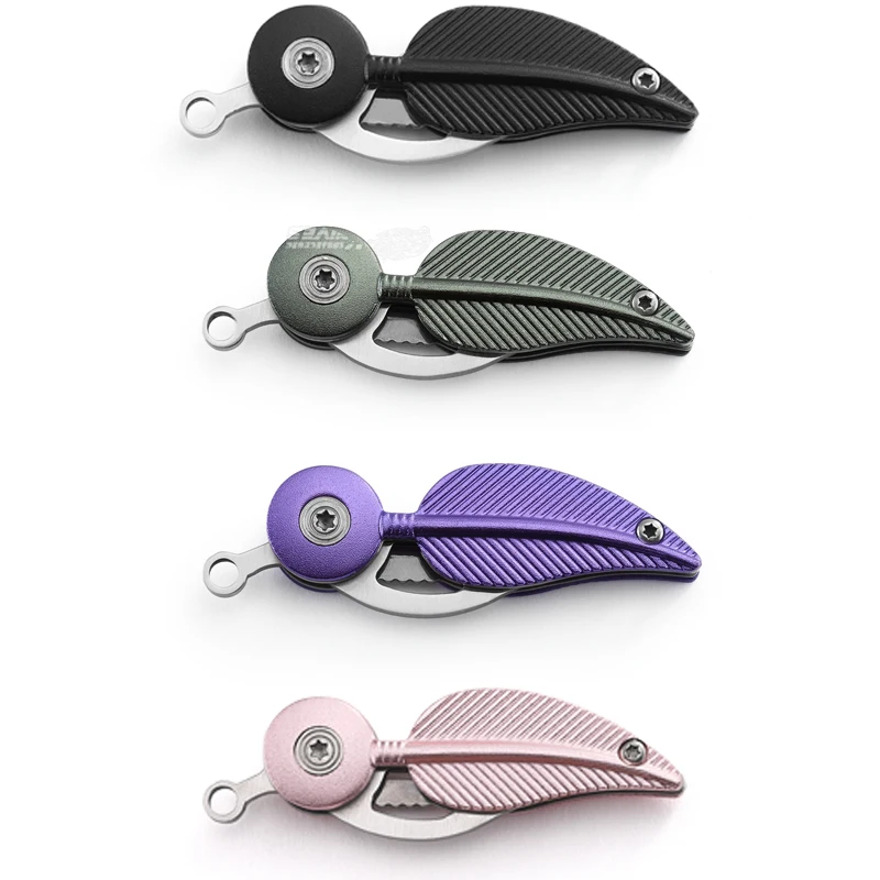 Hot Selling Wholesale Custom Aluminum Handle Practical Folding Outdoor Camping Small Pocket Multifunctional Knife product view 2