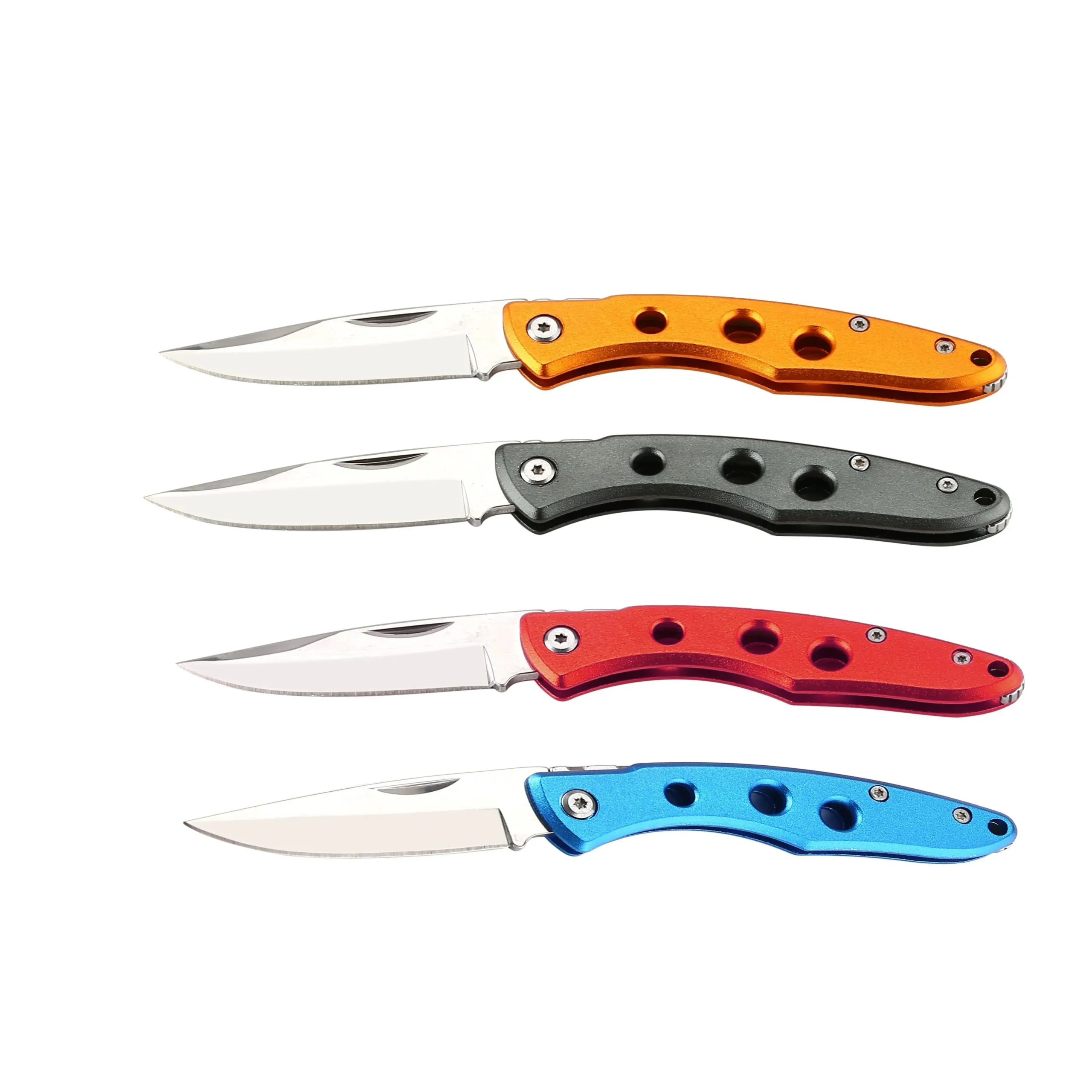 Colorful Aluminum Handle Folding Knife Can Be Used for Gifts and Outdoor Survival - product view 1
