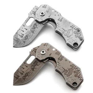 Cute Jungle king Stainless Steel Edc Outdoor Camping Mini Folding Pocket Knife - product view 4
