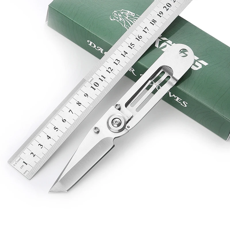 Hot New Design Stainless Steel Satin Finished Folding Pocket Knife for Outdoor Camping product view 1