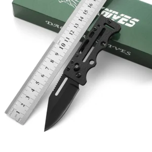 Other Camping & Hiking Товары Knife Full Black Mini Stainless Steel Camping EDC Knife