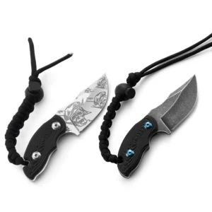 Hot Selling Best Gifts Tanto Fixed Blade Box Cutter Utility Outdoor Camping Hunting Edc Keychain Pocket Knife for Men