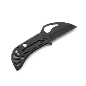 Hot Selling Mini Customized Survival Camping Pocket Knife New Design Black Coated Stainless Steel Blade for Outdoor DIY Grade - product view 2