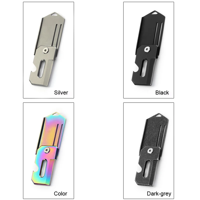 Women EDC Multi Functional Folding Keychain Keyring Small Pocket Utility Knife product view 2