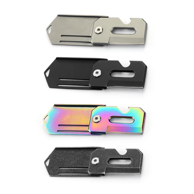 Women EDC Multi Functional Folding Keychain Keyring Small Pocket Utility Knife product view 3