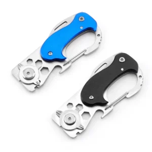 3CR13 Stainless Steel Aluminum Handle Folding Pocket Knife - MZ-246