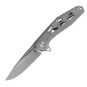 Best Titanium Alloy Handle D2 Steel Jungle Pocket Knife Складные ножи with Grey Titanium Surface product view 1