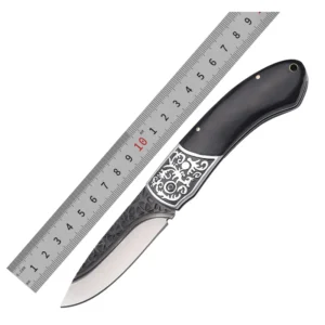 8.2" Folding Pocket Knife Portable Outdoor Fruit Cutter Practical Camping Steel Knife