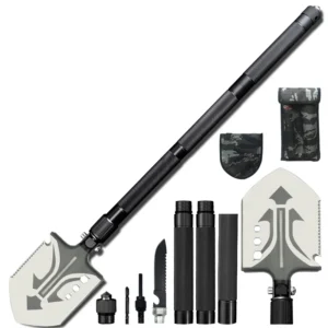 Multi Function Detachable Outdoor Camping Tool Outdoor Holaking Shovel Rescue Tools axe Saw Foldable