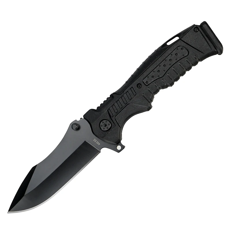 Outdoor Folding Knife 440 Stainless Steel Blade Nylon Fiber Handle Knives Camping Hiking Tools product view 1