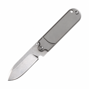 Folding Pocket Knife Stone Wash S35VN Lemmet Steel Handle Outdoor Camping Pea Key Ring Knife Hand Tools
