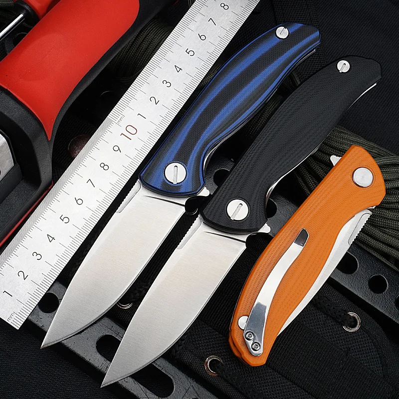 440C steel G10 Handle Folding Pocket Knife - MZ-115 - product view 4