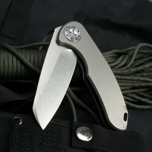 D2 Lama Titanium G10 Handle Folding Pocket Knife Altro Camping & Ciaoking Prodotti EDC product view 4