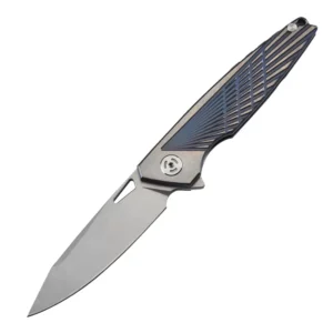 Extra Sharp M390 Blade Titanium Handle Folding Pocket Knife for Outdoor Camping Laser Logo OEM Available