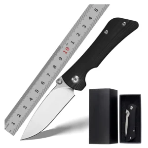 Best D2 Klinge G10 and Titanium Alloy Handle Outdoor Pocket EDC Multifunctional Portable Knife Belt Gift Box product view 1