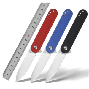 Cuchillos D2 Tool Steel Folding Knife with G10 Handle Outdoor Pocket Knife Camping Tools Best Gift Whole Sale product view 1
