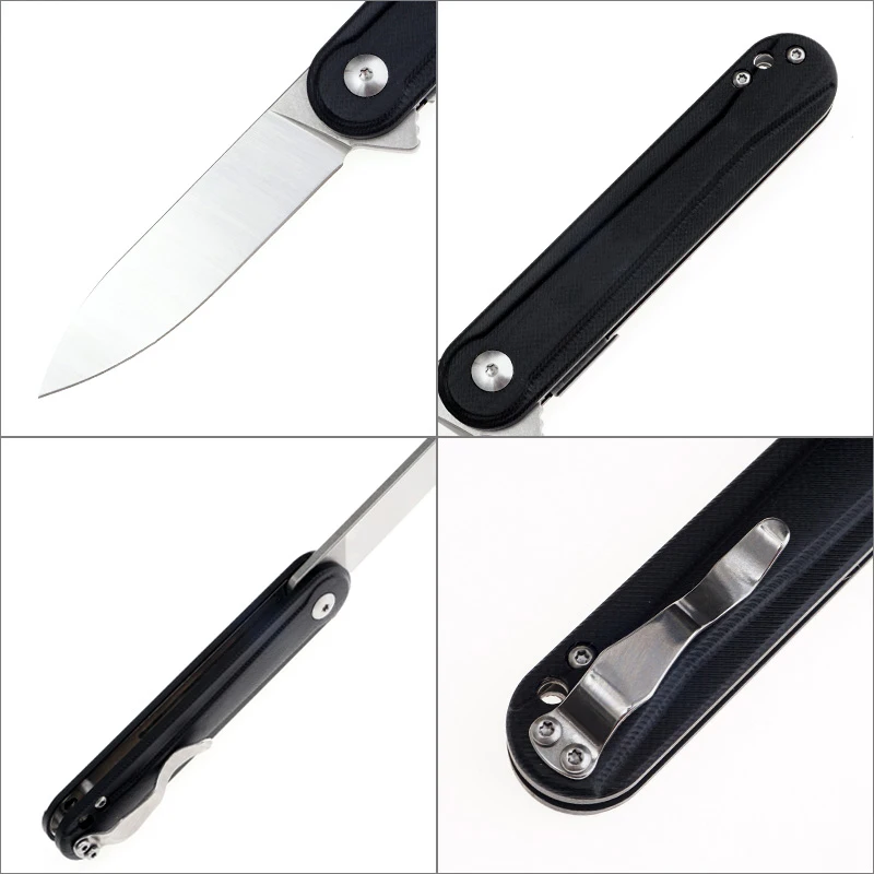 Cuchillos D2 Tool Steel Folding Knife with G10 Handle Outdoor Pocket Knife Camping Tools Best Gift Whole Sale product view 4