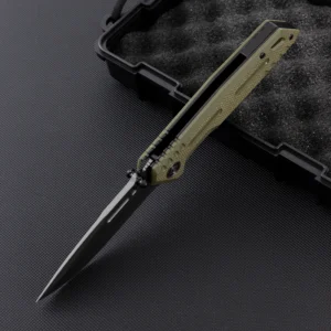 High Quality OEM Custom D2 Landing Blade Titanium Coating G10 Handle EDC Outdoor Camping Hunting Survival Folding Pocket Knife