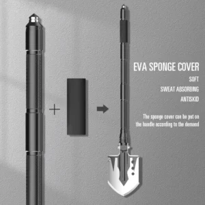 High Quality Stainless Steel Multi-function Outdoor Necessary Camping Shovel 13in1 Folding Outdoor Shovel product view 4