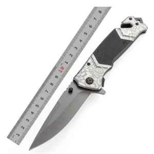 Приветgh Quality Gift Knife Carbon G10 Steel Handle Steel Knife Cutting Tool Outdoor Folding Camping Pocket Knife product view 1
