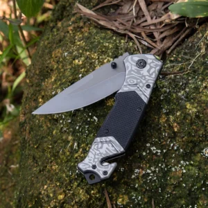 Приветgh Quality Gift Knife Carbon G10 Steel Handle Steel Knife Cutting Tool Outdoor Folding Camping Pocket Knife product view 4