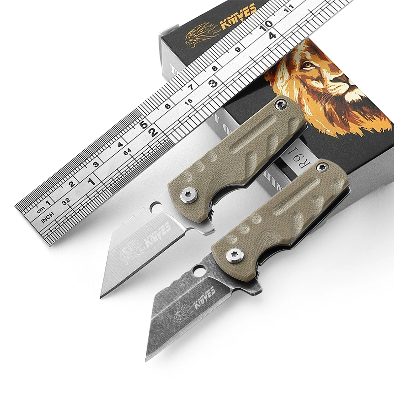 otf-1600361674404-1 Mini G10 Handle Portable Outdoor Household Camping Pocket Folding Knife product view 1