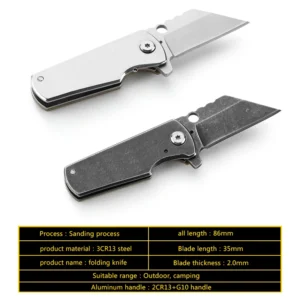 Mini G10 Handle Portable Outdoor Household Camping Pocket Folding Knife product view 3