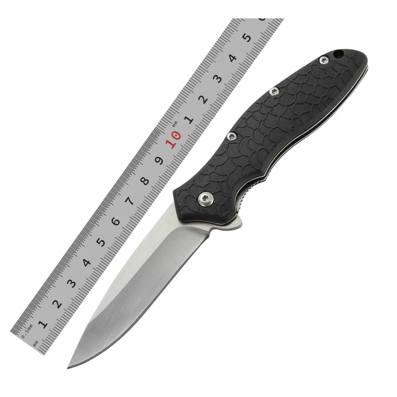 Modern 1830 Folding Pocket Knife with 8CR13MOV Blade Steel Black Handle for Hunting Camping Outdoor Men's EDC Tool - product view 1