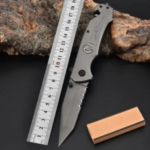 Outdoor Camping Multifunction Tools Gear Grey Titanium Stainless Steel Pocket Knife Knife product view 3