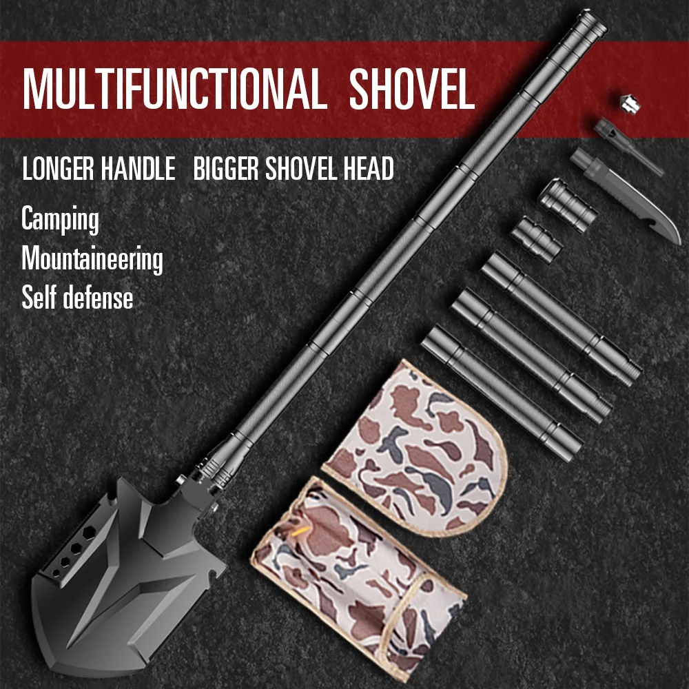 Portable Outdoor Stainless Steel Multifunctional Shovel Compact Design for for DIY & Industrial Use product view 2