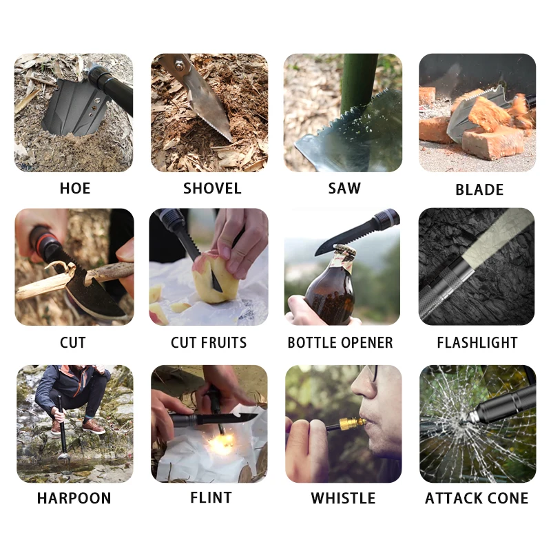 Hot Selling US Outdoor Camping & Multifunction Shovel Kit Industrial & DIY Grade Digging Shovel product view 4