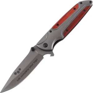 New Arrival Outdoor Camping Blade Handmade Wood Knife Pocket Folding Knives with Clip