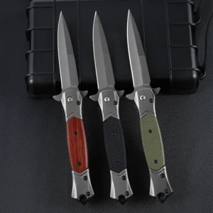 Hot Sales Titanium Coated Folding Knives Ergonomic Handle Pocket Knives Edc Tool Gift Knife product view 2