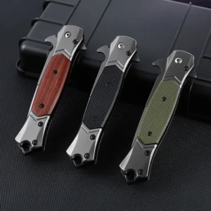 Hot Sales Titanium Coated Folding Knives Ergonomic Handle Pocket Knives Edc Tool Gift Knife product view 3