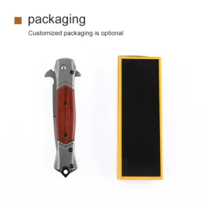 Hot Sales Titanium Coated Folding Knives Ergonomic Handle Pocket Knives Edc Tool Gift Knife product view 4