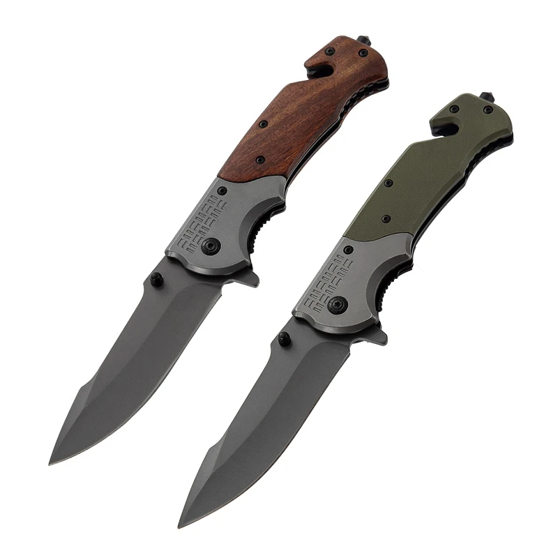 Wholesale Factory Price Hot Selling G10 Handle Outdoor Camping Folding Knife Knife Steel Blade Customizable product view 1