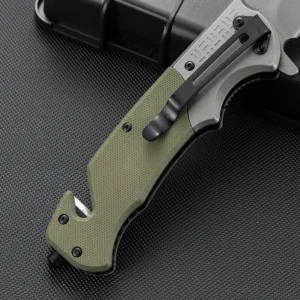 Wholesale Factory Price Hot Selling G10 Handle Outdoor Camping Folding Knife Knife Steel Blade Customizable product view 3