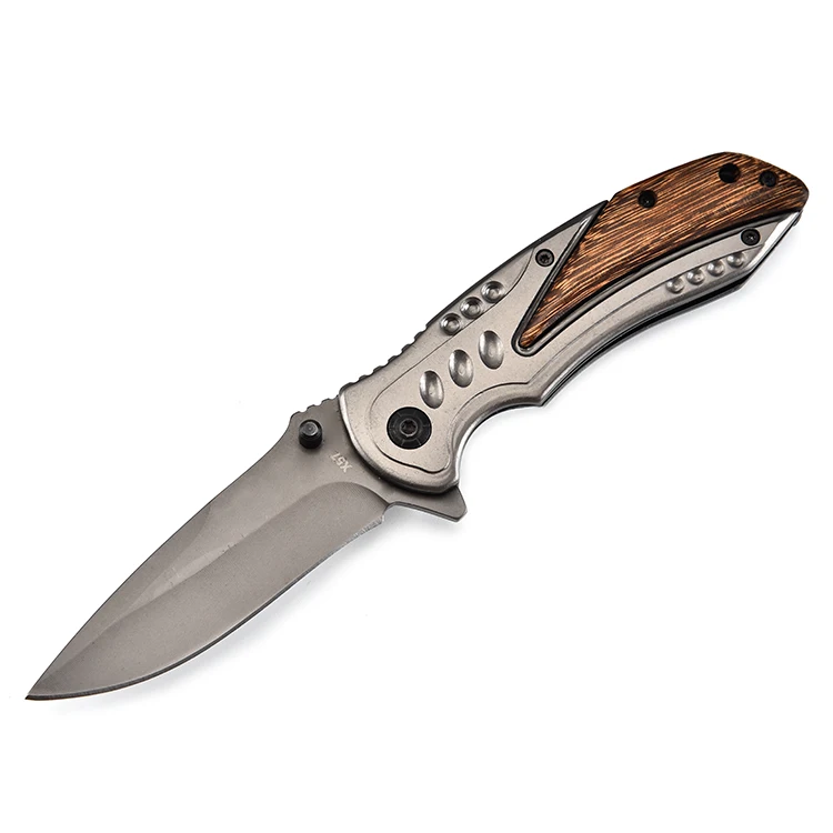High Quality Titanium Pocket Knife 3 Type Handles with 440 Stainless Steel Blade for Outdoor Protection Survival Hunting - product view 1